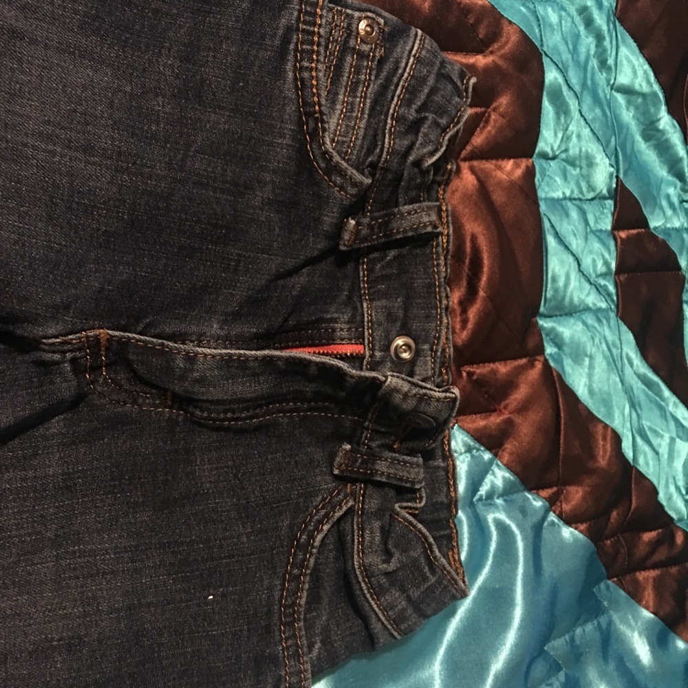 Wrangler boys jeans boot cut size six slim